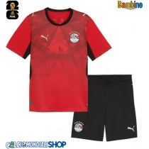 Maglie da calcio Egitto Prima Maglia Bambino Mondiali 2026  Manica Corta + Pantaloni corti)
